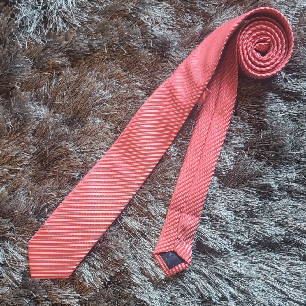 Red Striped Men's Tie
